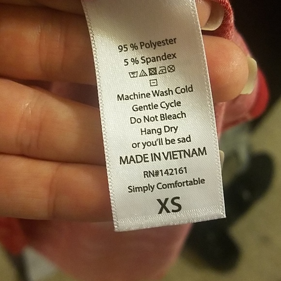 Red XS Carly Dress - Picture 5 of 5